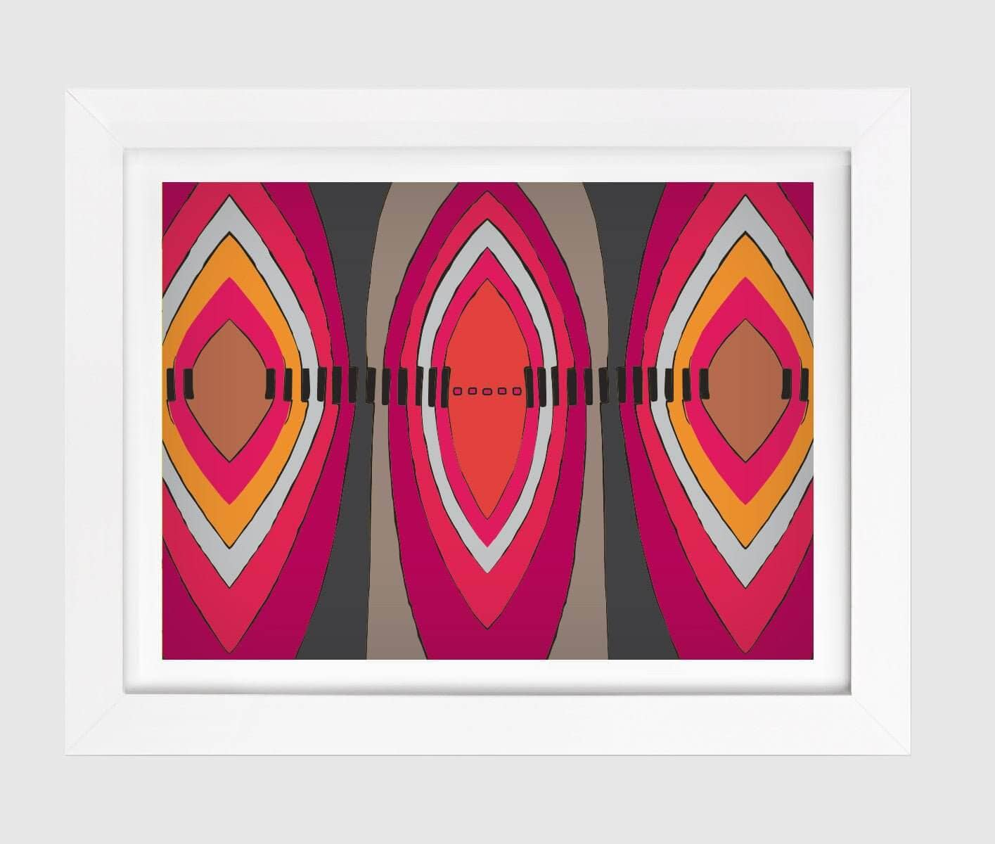 So Fine Luxurious Print - Going to Smash - Hot Pink - Far From Timid