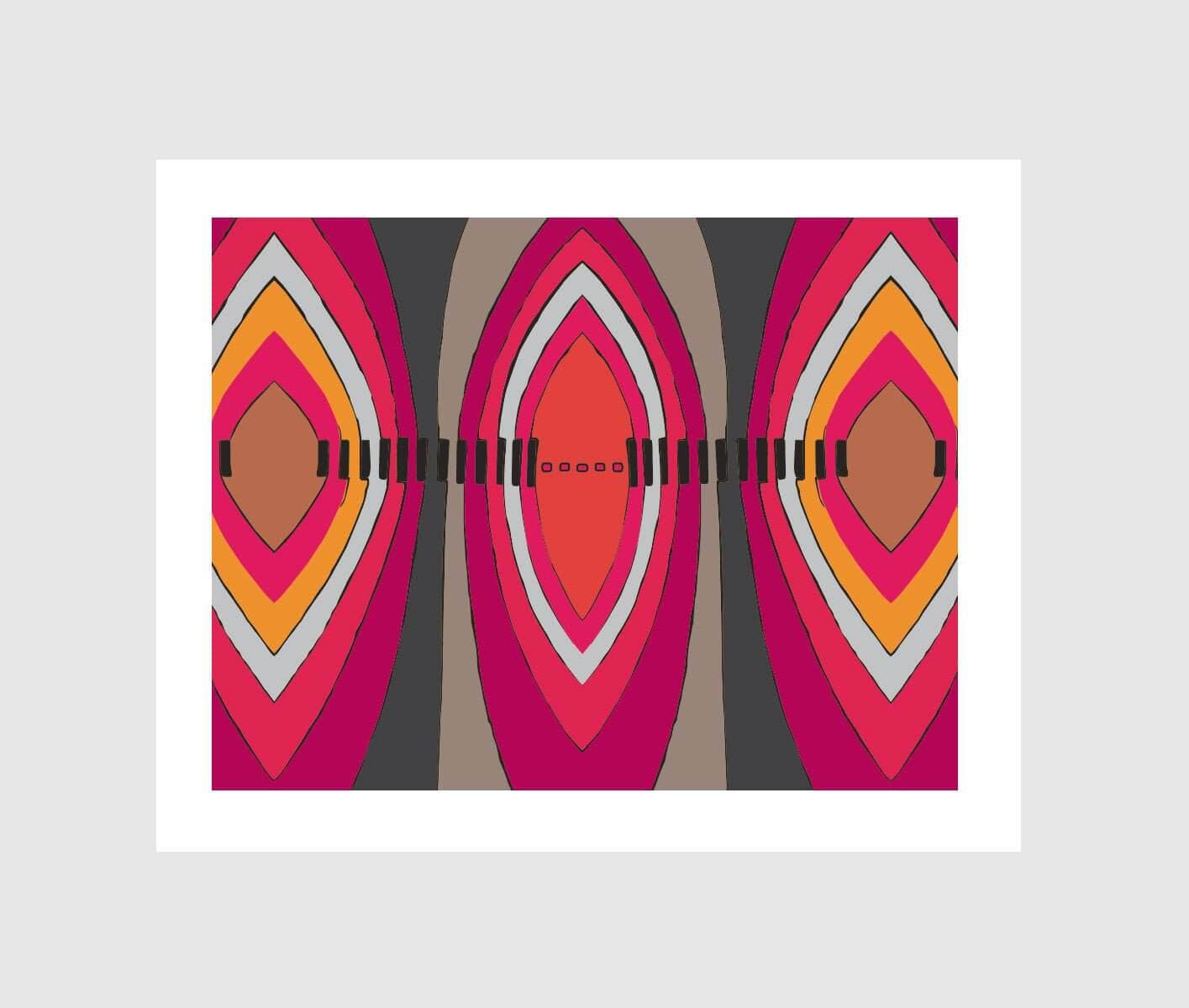 So Fine Luxurious Print - Going to Smash - Hot Pink - Far From Timid