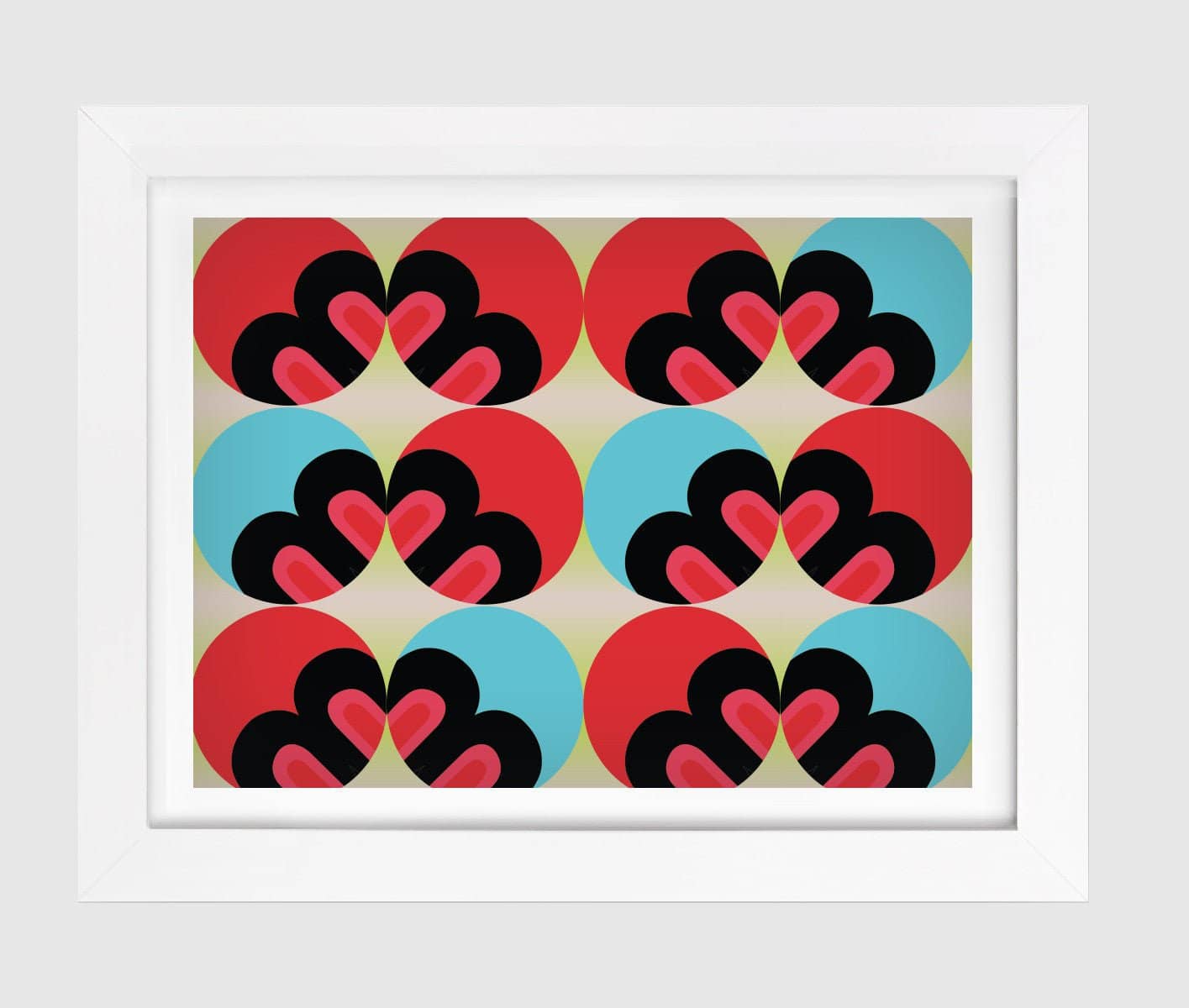 Visionary Archival Print - Red/Blue - Far From Timid