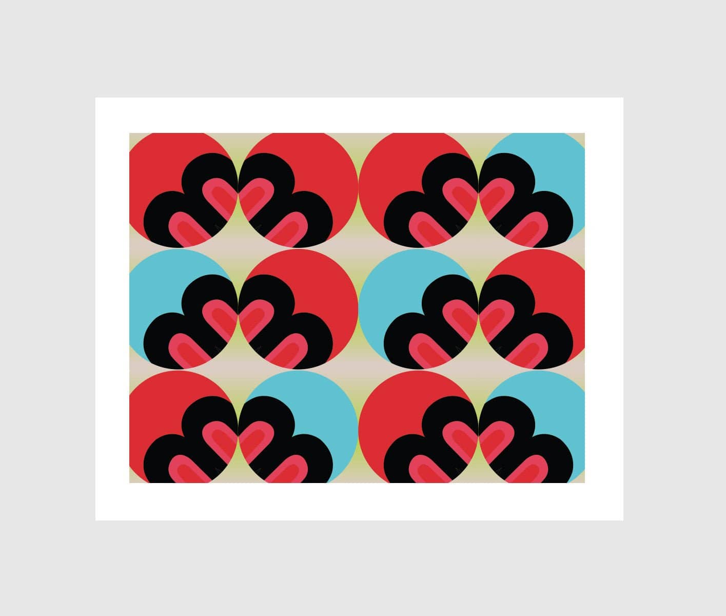 Visionary Archival Print - Red/Blue - Far From Timid