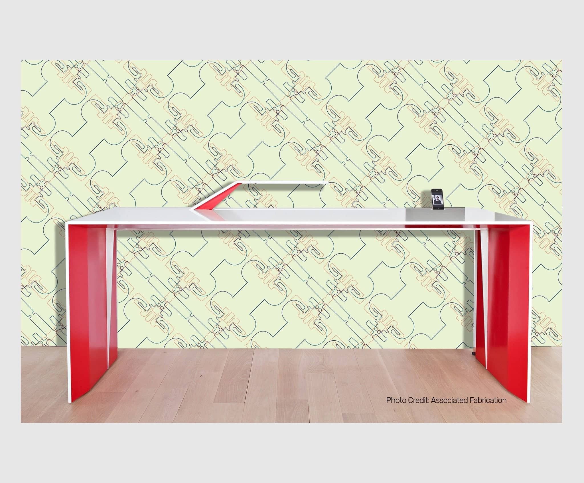 So Fine Luxurious  Wallpaper - Kung Fu Move - Beige/Navy - Far From Timid